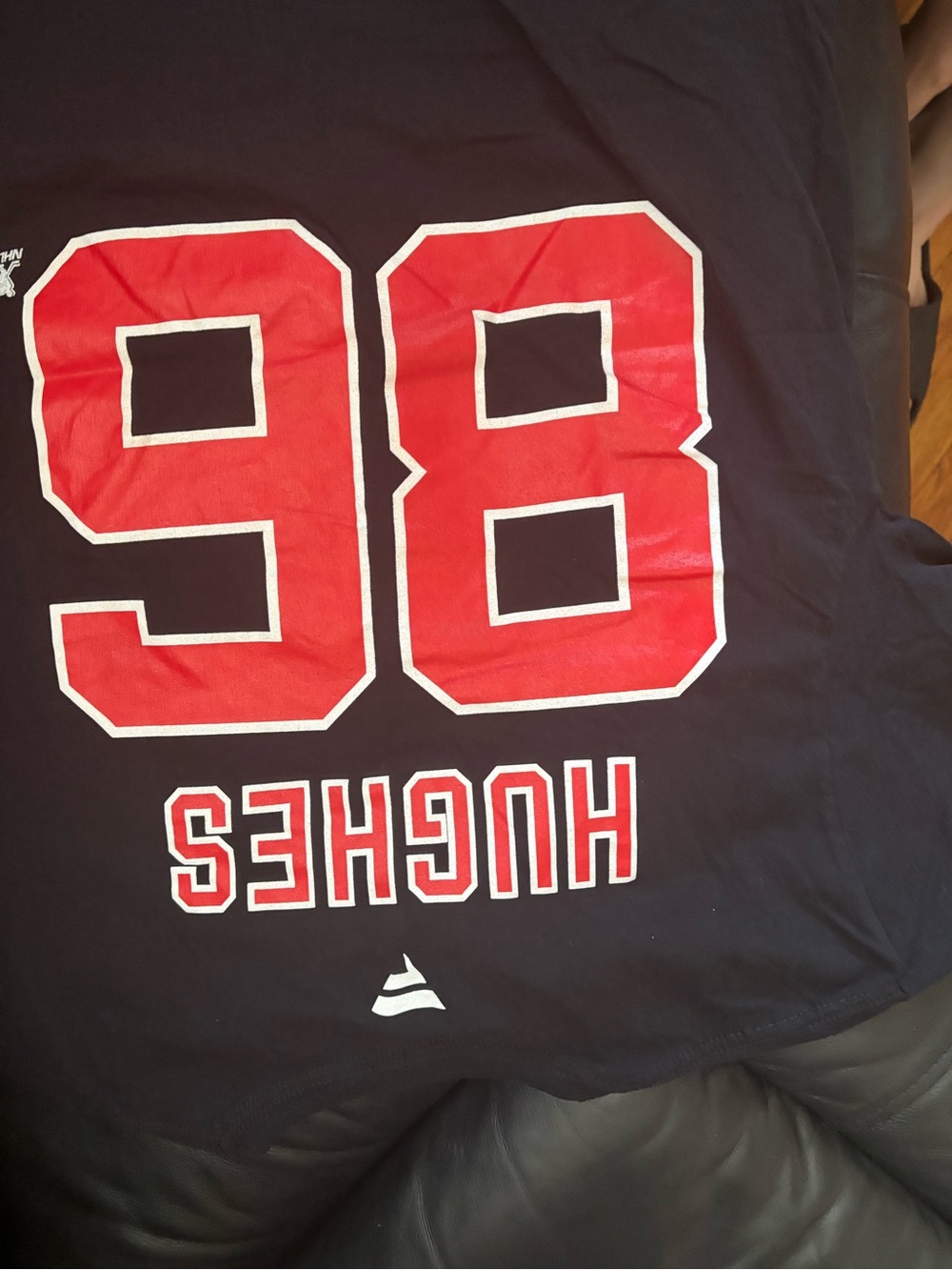 98 Graphic Tee - Black with Red Numbers